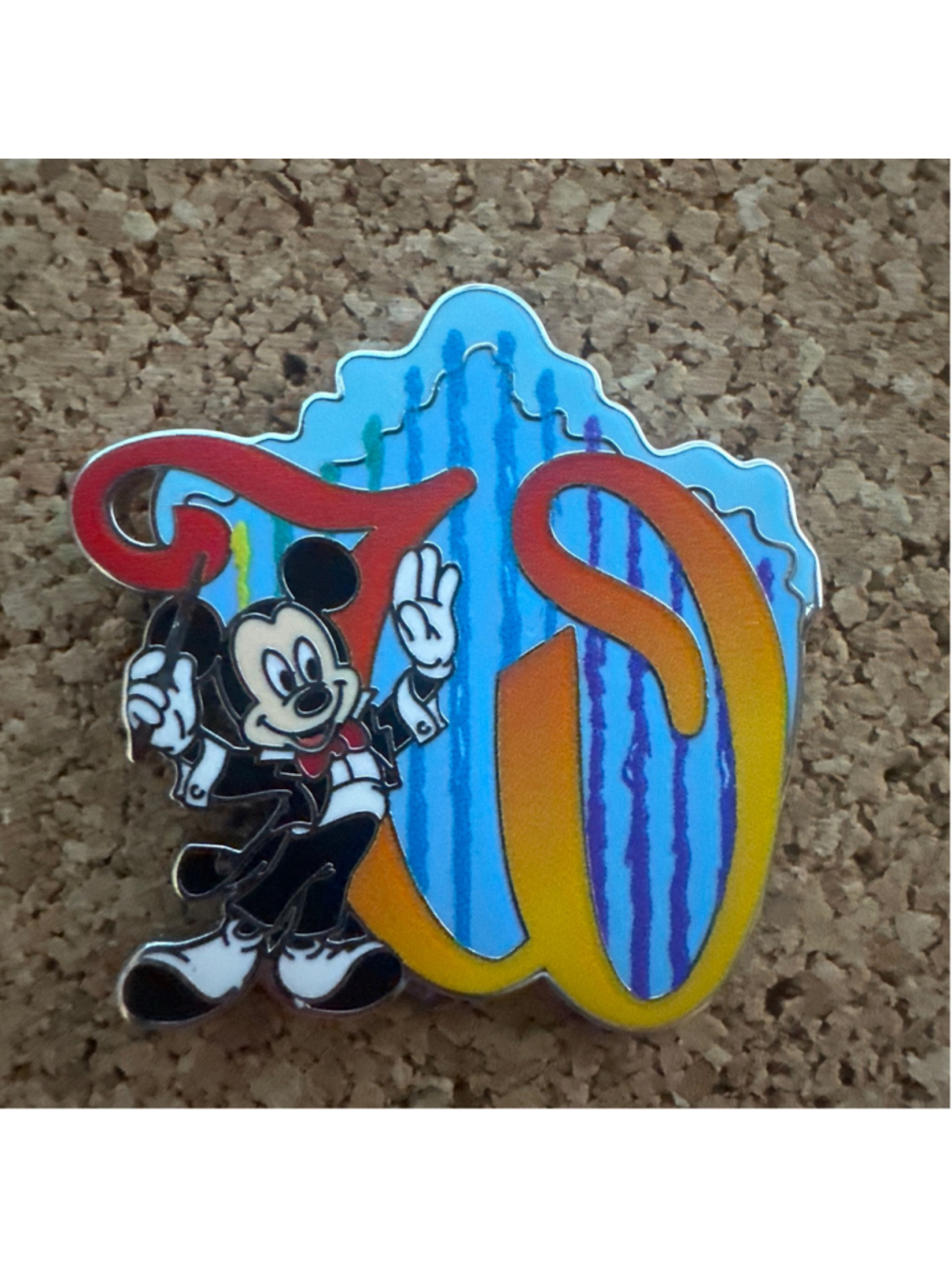 Disney Attraction Alphabet - W Mickey Mouse Mystery Pin world of